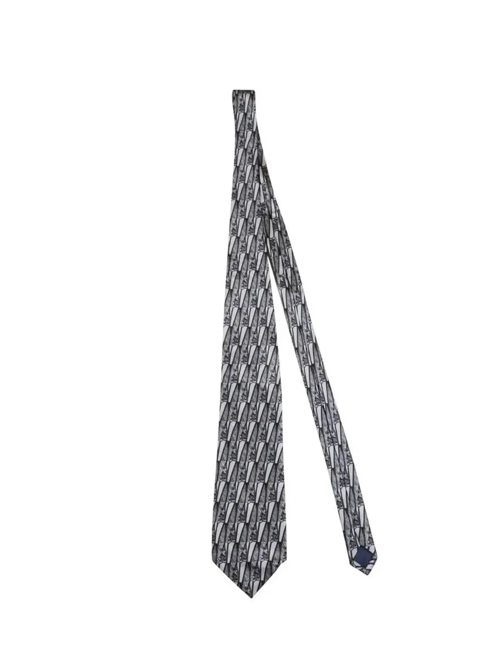 Vintage Mickey Mouse Disney World 90s Pattern Gray Mens Tie